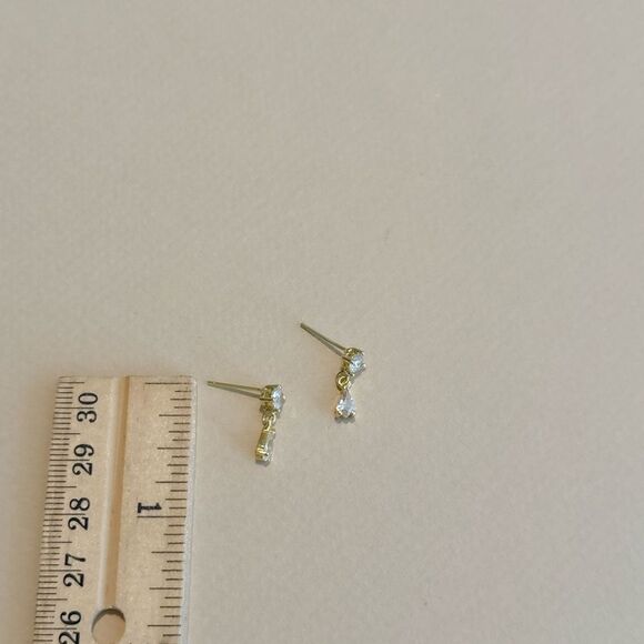Diamond earrings M1107 - Picture 4 of 5